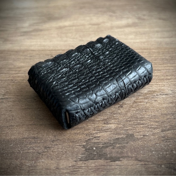 Crocodile Real Skin Case for Zippo Lighter Standard Size (Made in USA 🇺🇸) - Picture 3 of 9